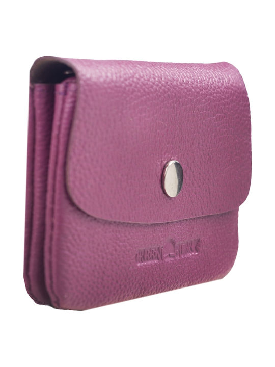 Portofel mic din piele pentru femei Violet