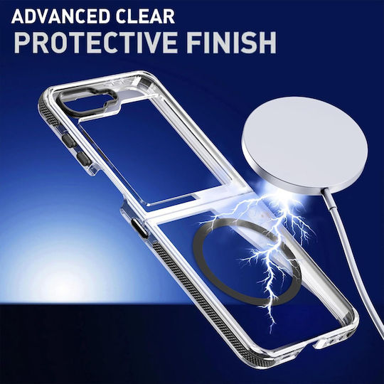Orso Crystal Silicone Back Cover Transparent (Galaxy Z Flip7)