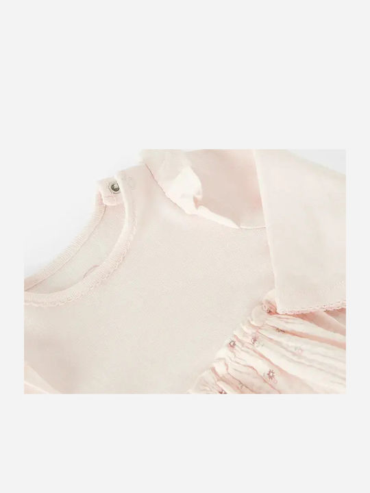 Kids Dress Long Sleeve Pink