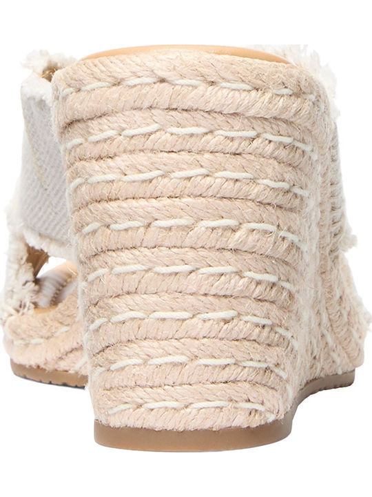 Sommer Damenplattformen Beige