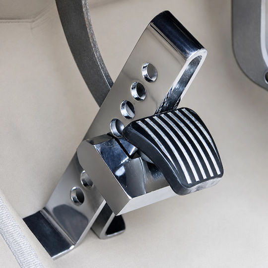 Blocare Pedală Auto Zola Antiefracție Frână Ambreiaj Oțel Reglare în 8 Trepte 3 Chei Incluse 19.5 X 7 Cm