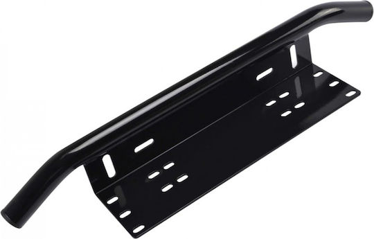Suport Plăcuță Licență Bullbar Din Aluminiu Vopsit Cu Acoperire Electrostatică Proiector Pentru Vehicule Off-road Culoare Neagră