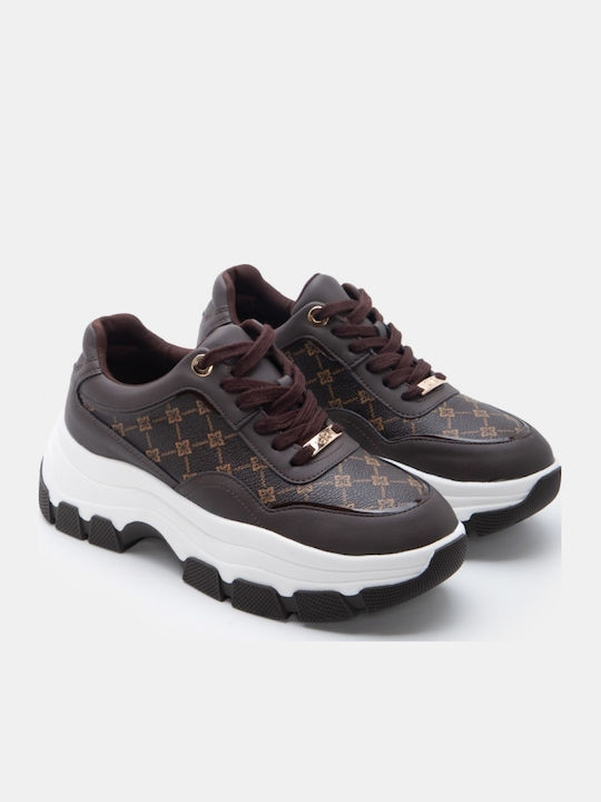 Flatforms Sneakers Dark Brown