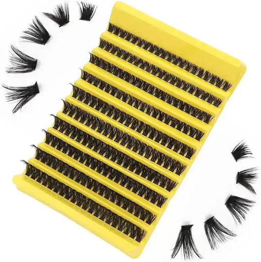 Set 200 bucăți Gene False Russian Volume False Eyelashes