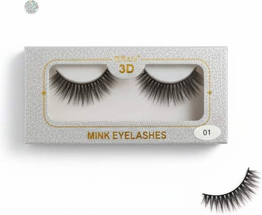 Gene false 3D Strip Lashes Mink 07