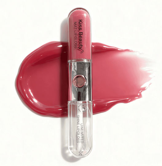 Kiss Beauty Luciu de buze bicolor 7 ml