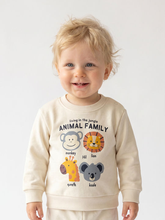 Kinder Sweatpants Set Gelb 2 Stück
