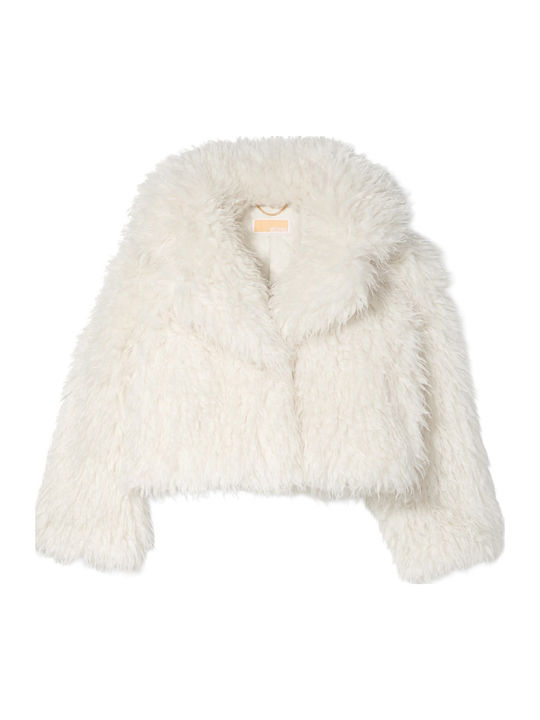 Short Women's Fur Ecru