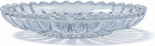 Karvounis Servierplatte und Schüssel aus Glas mit einem Durchmesser von 18cm 6 Stück