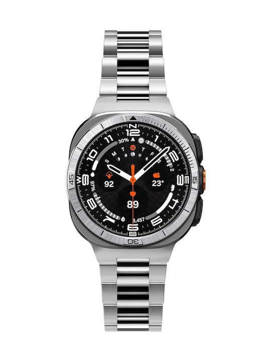 Spigen Protecție Bezel în Culoare Argintie pentru Samsung Galaxy Watch Ultra 2 47 mm