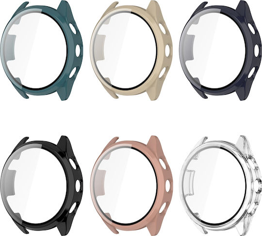 Garmin Forerunner 165 Pc + Ενσωματωμένη Προστατευτική Θήκη Ρολογιού Σκληρυμένο Φιλμ Λευκό Ιβουάρ
