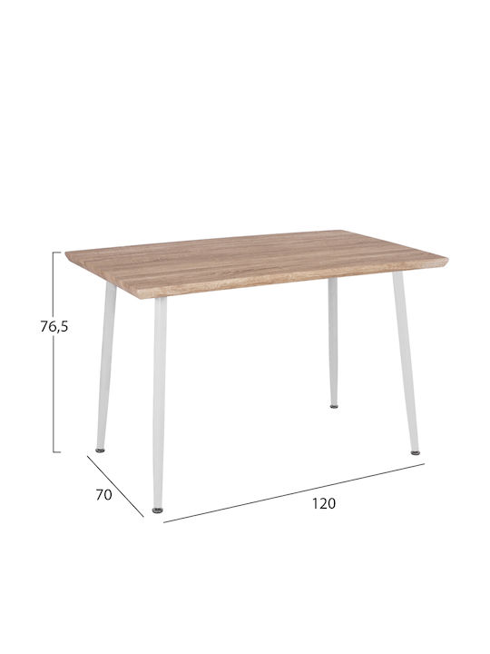 Τραπεζαρία Paloma με 4 Καρέκλες 120x70εκ.