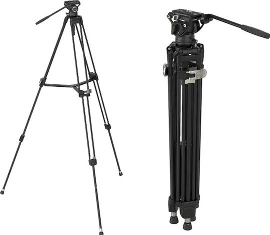 SmallRig Trepiede Video Din Aluminiu Cu Cap Hidraulic Și Sarcină Maximă 8kg Până La 191cm