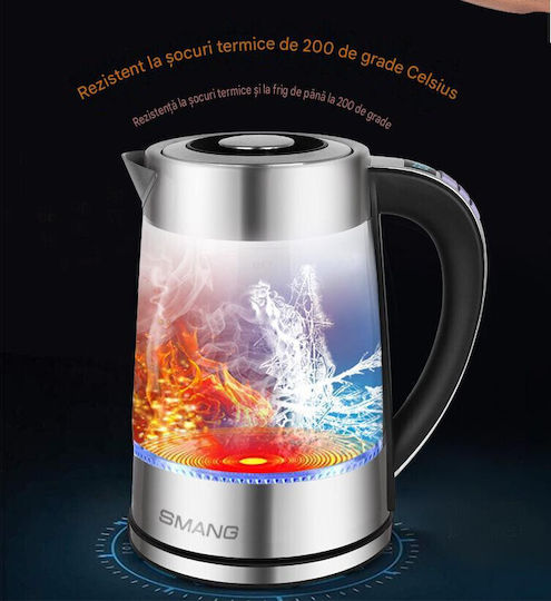 Fierbător 1.8lt 1800W Argintiu