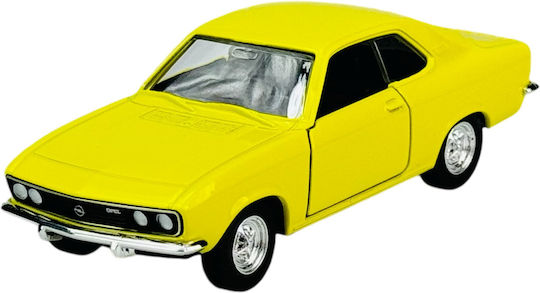 Welly 1970 Opel Manta A Gelb Maßstab 1:34 43814