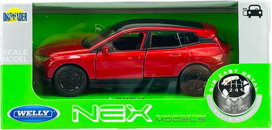 Welly BMW IX I20 Rot Maßstab 1:34 43832