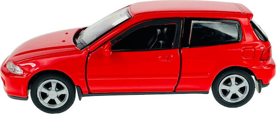 Welly 1992 Honda Civic V Rotes Modell in Maßstab 1:34