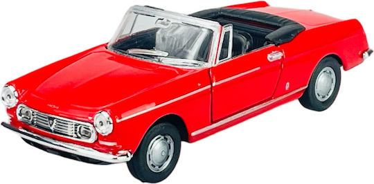 Welly Old Timer Peugeot 404 Cabriolet Χωρις Οροφη Κοκκινο 1:34 43604