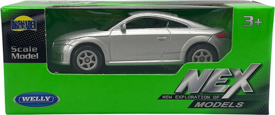 Welly Audi Tt Coupe Сребрист 1:60 52346