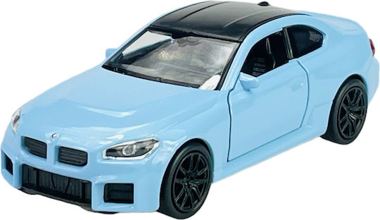 Welly BMW M2 G87 Statische Modelle Mit Klebstoff und Farben Blau Maßstab 1:34 43833