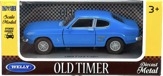 Welly Old Timer 1969 Ford Capri Μπλε 1:34 43753