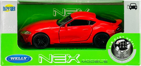 Welly Toyota Supra Κοκκινο 1:34 43786