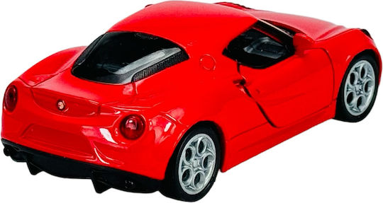 Welly Alfa Romeo 4c Κοκκινο 1:34 43676