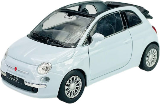 Welly 2010 Fiat 500c Blue Scale 1:34 43612