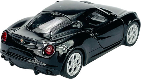 Welly Alfa Romeo 4c Μαυρο 1:34 43676