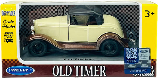 Welly Old Timer Ford Модел Roadster Бежова Покривка 1:34 98875