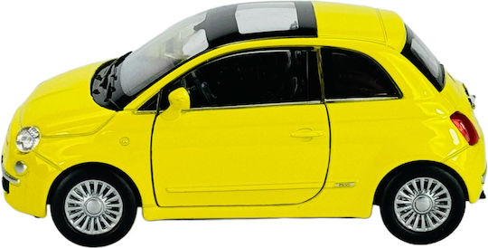 Welly Fiat 500 Yellow Scale 1:34 43605
