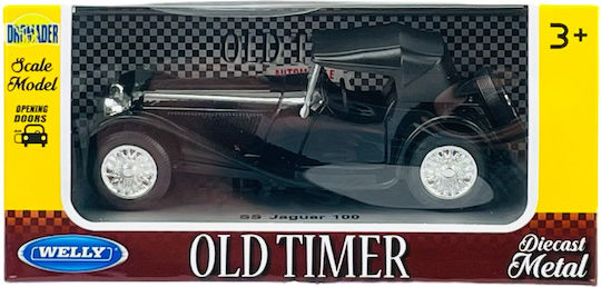 Welly Old Timer Ss Jaguar 100 Dach Schwarz Maßstab 1:34 98876