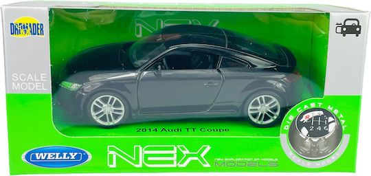 Welly 2014 Audi Tt Coupé Schwarze 1:34 43695