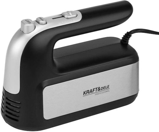 Kraft & Dele Миксер Ръчен 1000W Сив