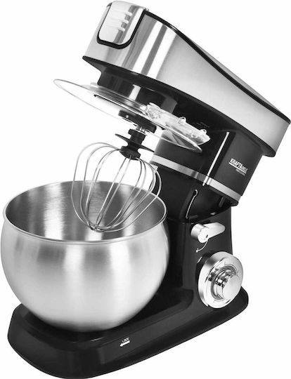 Kraft & Dele Mixer Planetar 2200W cu Bol din Inox 6lt Negru