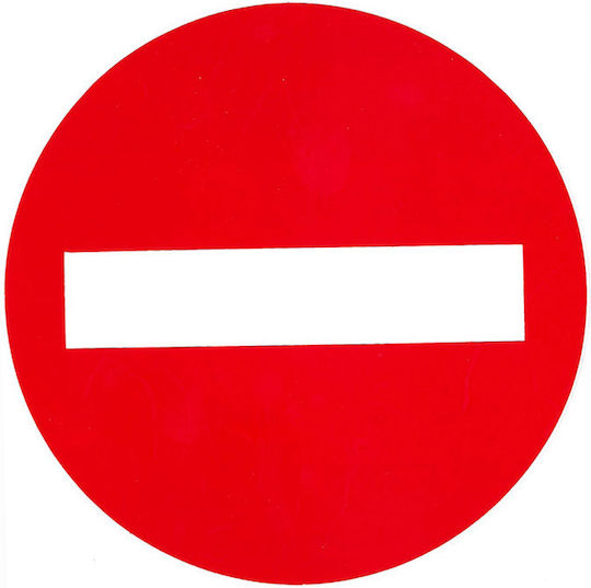 Auto Gs LKW-Warnschild Verbotene Richtungsaufkleber 24603