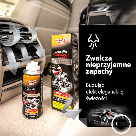 Moje Auto Car Air Freshener Spray Black 150ml
