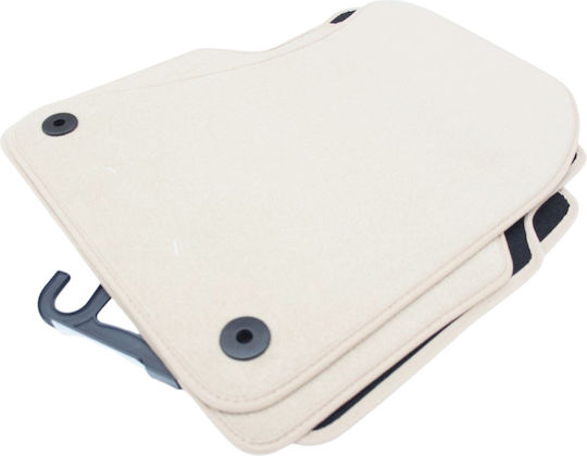 Petex Satz Vorder- und Hintermatten 4Stück aus Teppichboden für Audi A8 2010 Beige