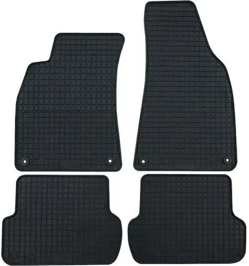 Petex Set Covorașe Față și Spate 4buc din Furtun pentru Skoda Yeti 2009+ Negre