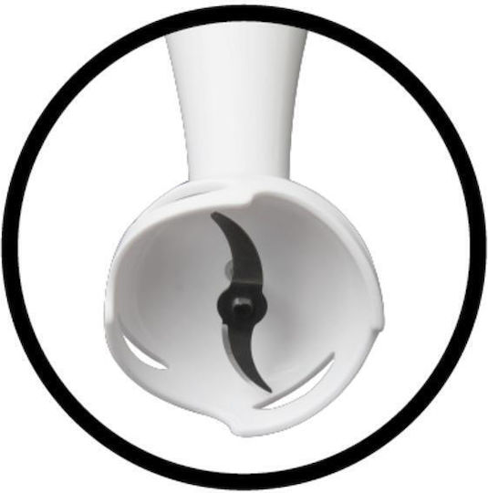 OK. Hand Blender With Plastic Rod 700W White