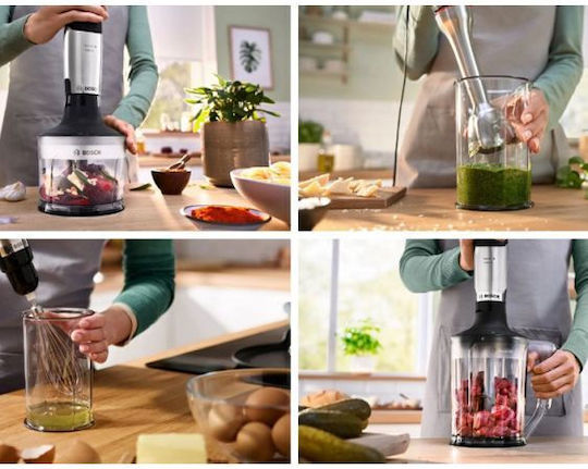 Bosch Handmixer mit Kunststoff-Stab 1200W Grau