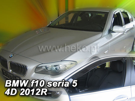 Heko Satz Windabweiser Vordere Dark Fime für BMW Serie 5 2Stück