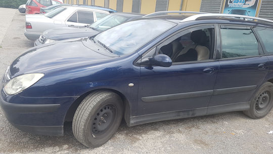 Heko Satz Windabweiser Vordere und Hintere Dark Fime für Citroen C5 4Stück