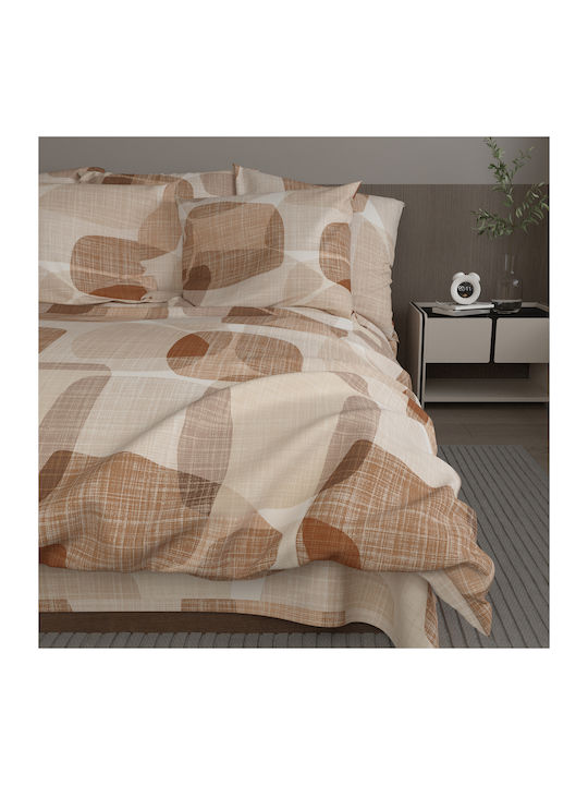 Charalambidis Textiles Βότσαλο Cearceaf De Pat Single Cu Hugger Din Cauciuc 100x200+30cm