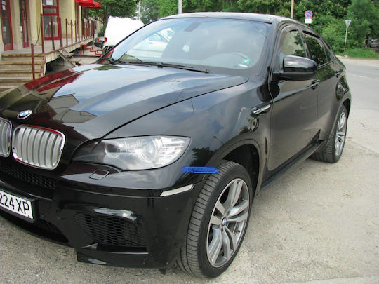 Heko Satz Windabweiser Vordere und Hintere Dark Fime für BMW X6 4Stück