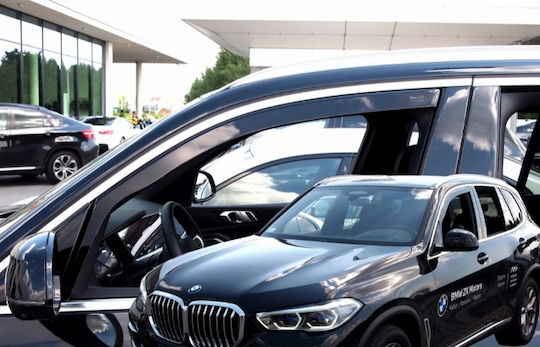 Heko Satz Windabweiser Vordere Dark Fime für BMW X5 2018+ 2Stück