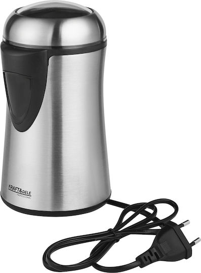 Kraft & Dele Râșniță Electrică de Cafea 300W cu Capacitatea de 60gr