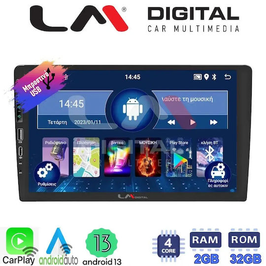LM Digital Car Audio System for Ford Transit Custom 2013 to 2019 Bluetooth USB Wi-Fi GPS Apple CarPlay Android Auto