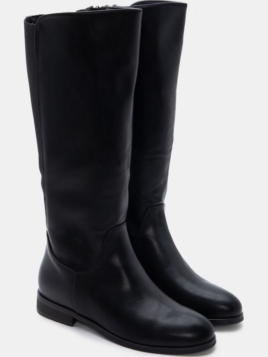 Wildleder Damenstiefel Schwarz