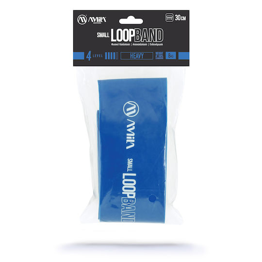 AMILA Resistance Band Mini Band Hard Blue 0.3m